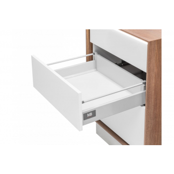 Szuflada Modern BOX GTV L-500 średni, H-146, szary